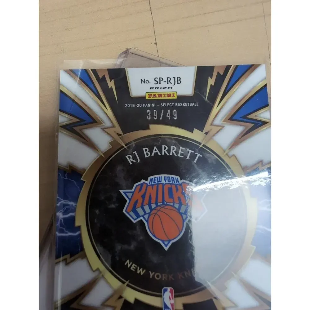 2019-20 Panini Select - Sparks RJ Barrett #SP-RJB Copper Prizm /49 (MEM, RC)
